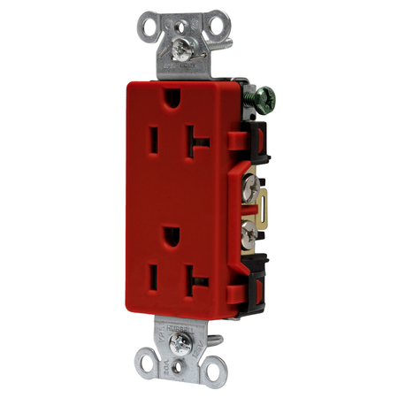 HUBBELL WIRING DEVICE-KELLEMS Commercial Specification Grade Style Line Decorator Duplex Receptacles DR20R
